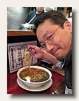 Ats Nakamura introduces me to Tantun soup, like laksa but a thick sesame broth instead of  curry and coconut. IMG_6908